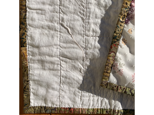 Winter Garden Floral in Earth Tones Quilt