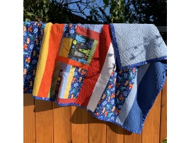 Spaceships, Rockets, and Robots Baby/Toddler Quilt