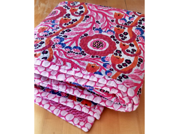 "Dotty Bloom" Baby/Toddler Quilt