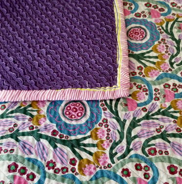 "Dotty Bloom" Baby/Toddler Quilt "Dotty Bloom" Baby/Toddler Quilt