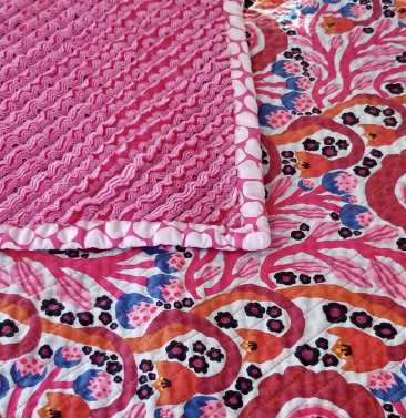 "Dotty Bloom" Baby/Toddler Quilt "Dotty Bloom" Baby/Toddler Quilt