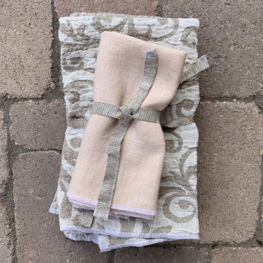 Linen Jacquard Towels & Napkins Linen Jacquard Towels & Napkins