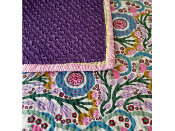 "Dotty Bloom" Baby/Toddler Quilt