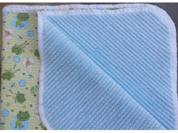 Frogs in Yellow, Blue, and Green