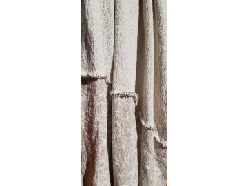 Jacquard Linen Rag Throw