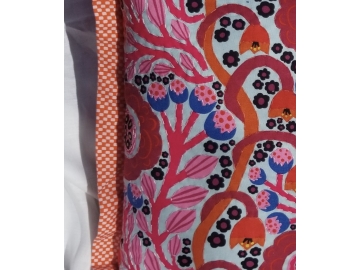 Flange Trim & Hand Stitching Detail