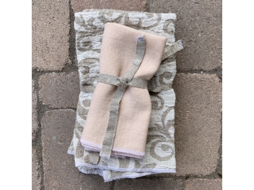 Linen Jacquard Towels & Napkins